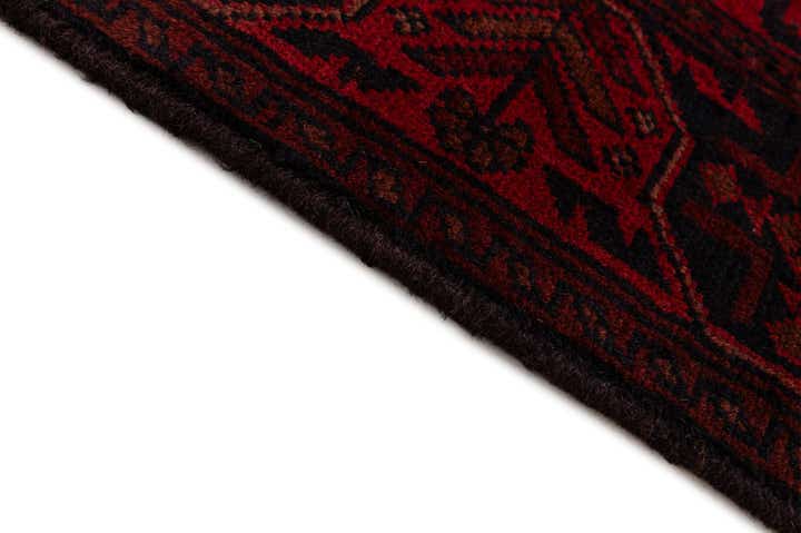 2' 8 x 9' 6 Hand Knotted Khal Mohammadi Wool Runner Rug