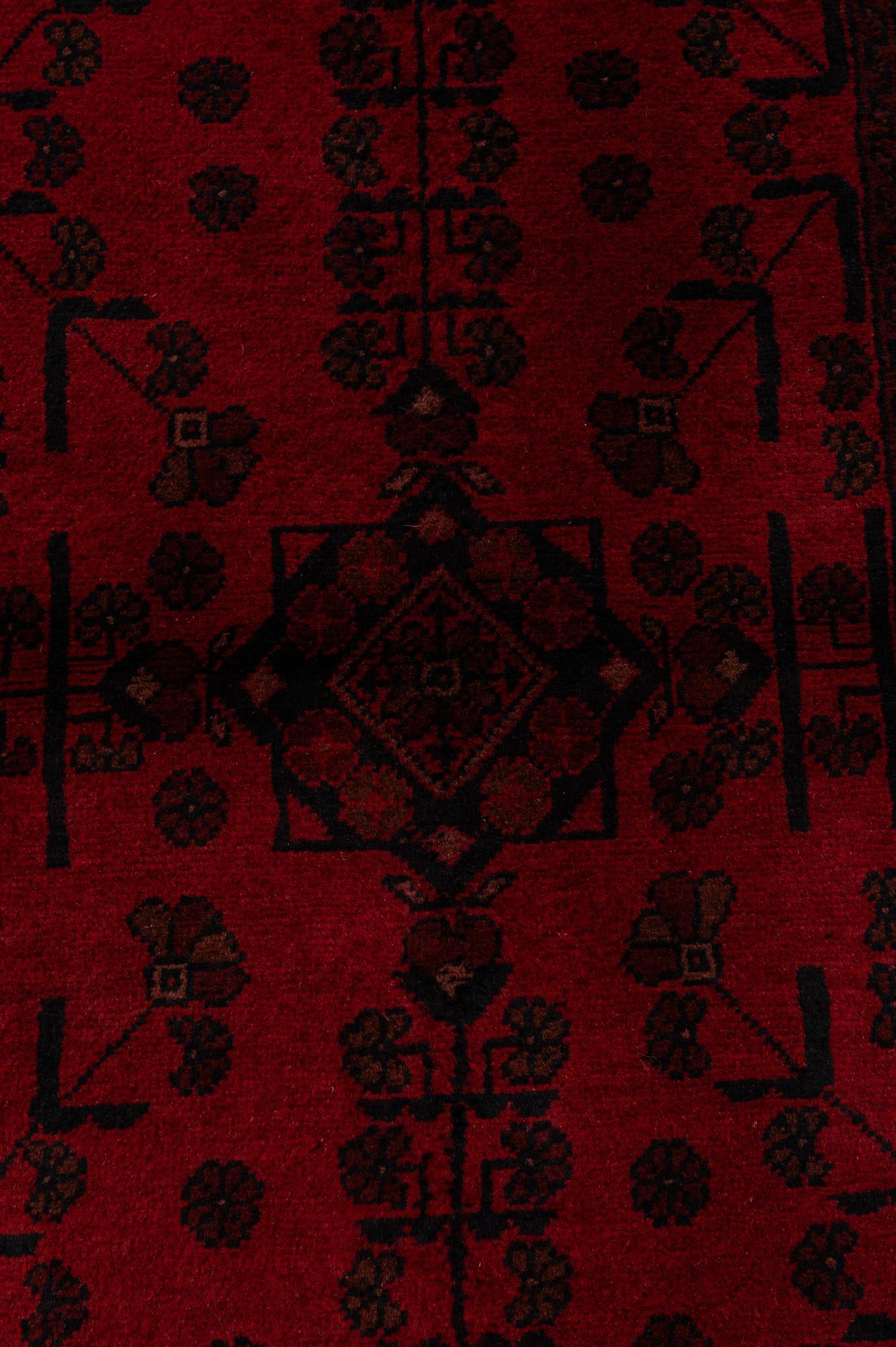 2' 8 x 9' 6 Hand Knotted Khal Mohammadi Wool Runner Rug