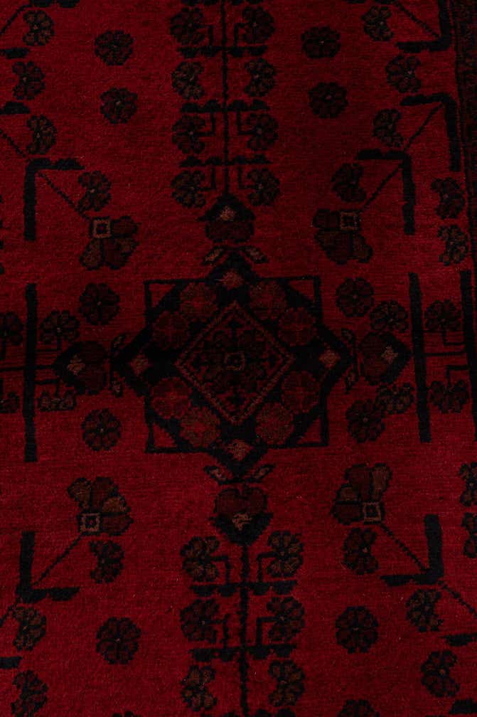 2' 8 x 9' 6 Hand Knotted Khal Mohammadi Wool Runner Rug
