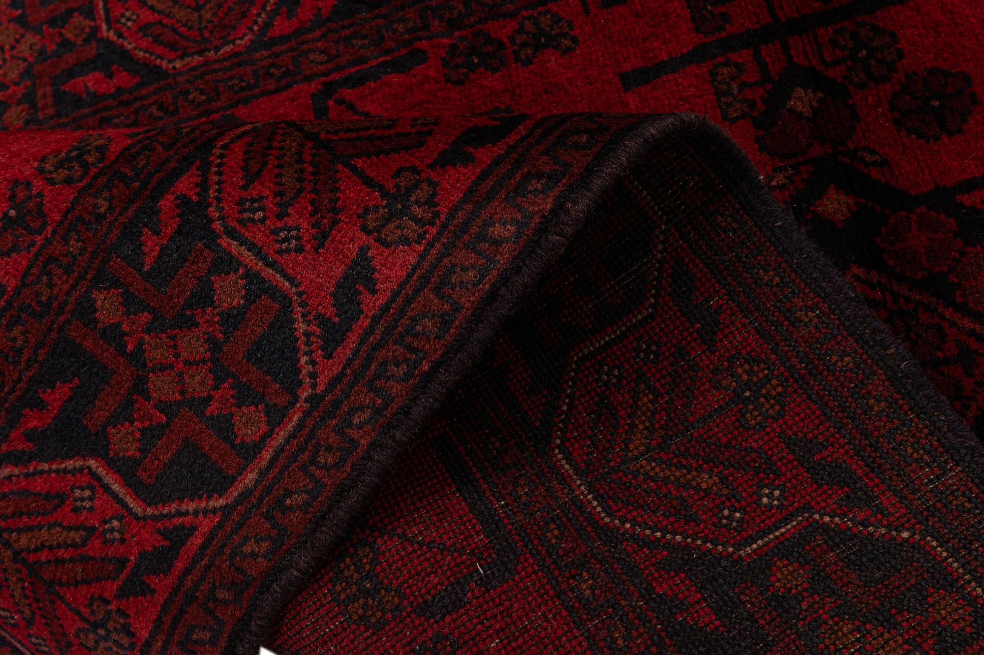 2' 8 x 9' 6 Hand Knotted Khal Mohammadi Wool Runner Rug