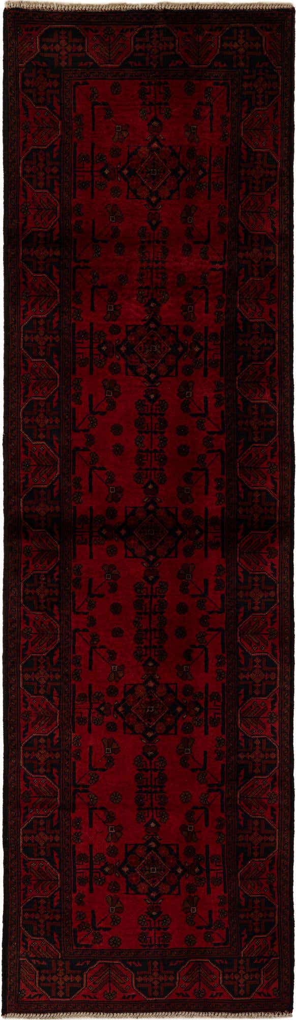2' 8 x 9' 6 Hand Knotted Khal Mohammadi Wool Runner Rug