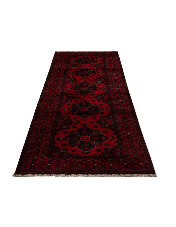 Detail image of 2' 7 x 9' 8  Hand Knotted Khal Mohammadi Wool Runner Rug