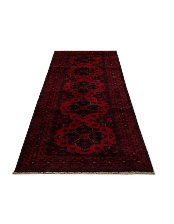 2' 7 x 9' 8 Hand Knotted Khal Mohammadi Wool Runner Rug