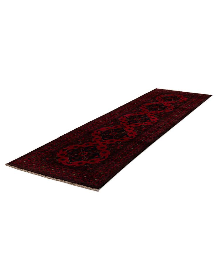 Detail image of 2' 7 x 9' 8  Hand Knotted Khal Mohammadi Wool Runner Rug