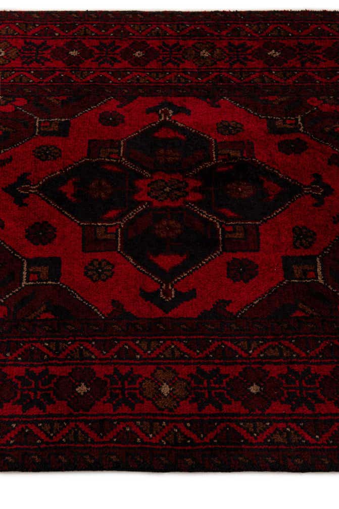 2' 7 x 9' 8 Hand Knotted Khal Mohammadi Wool Runner Rug