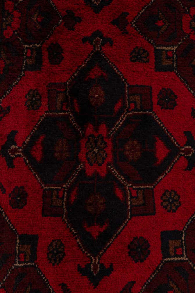 2' 7 x 9' 8 Hand Knotted Khal Mohammadi Wool Runner Rug