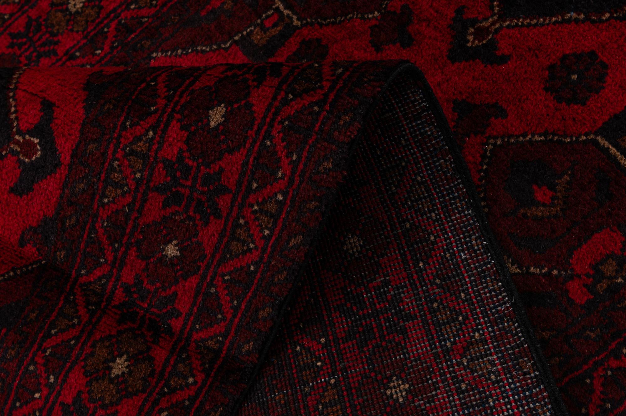 2' 7 x 9' 8 Hand Knotted Khal Mohammadi Wool Runner Rug