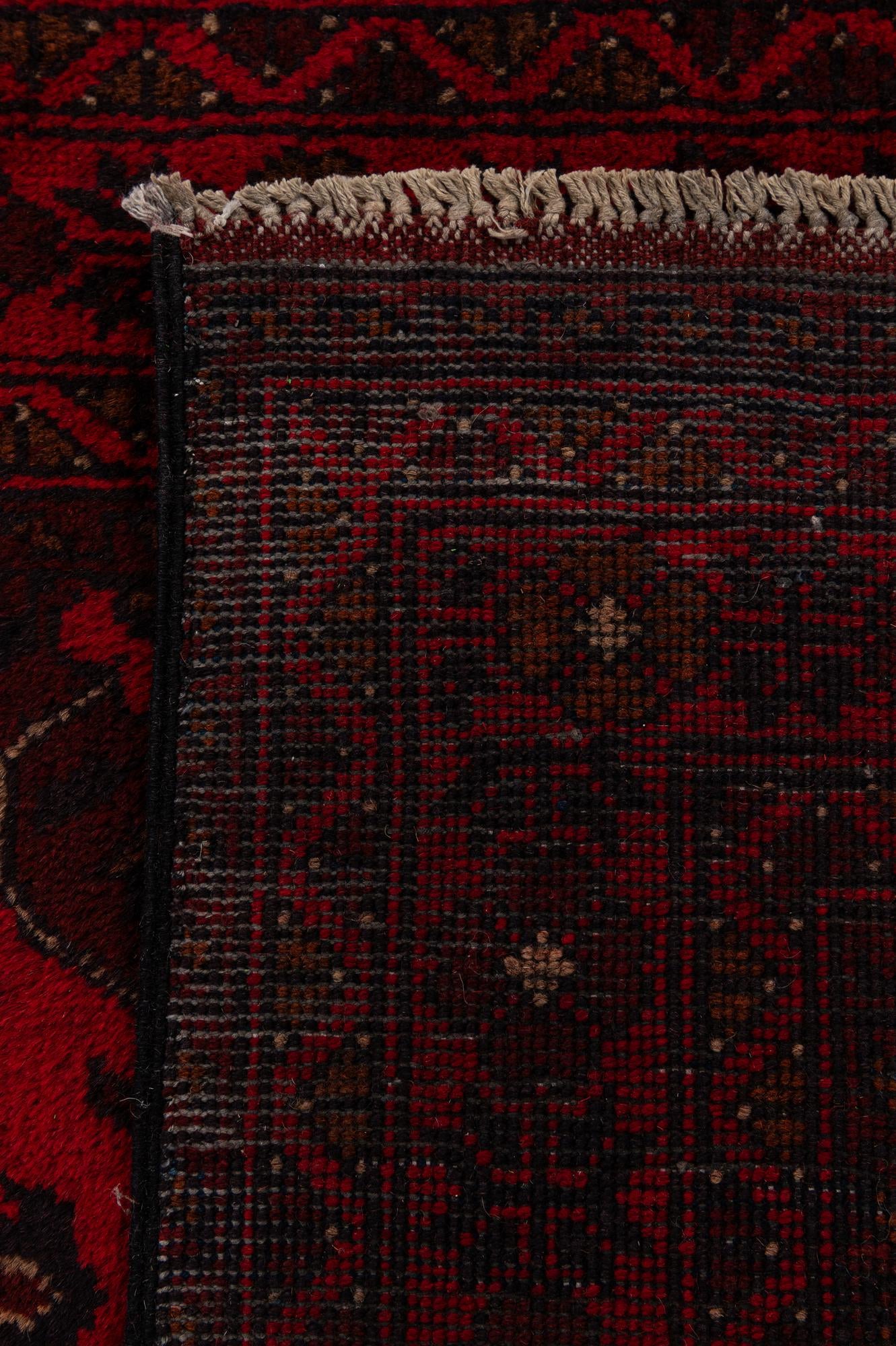 2' 7 x 9' 8 Hand Knotted Khal Mohammadi Wool Runner Rug