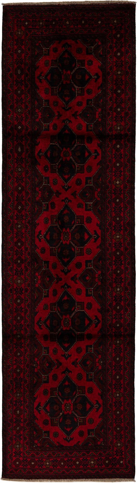 2' 7 x 9' 8 Hand Knotted Khal Mohammadi Wool Runner Rug