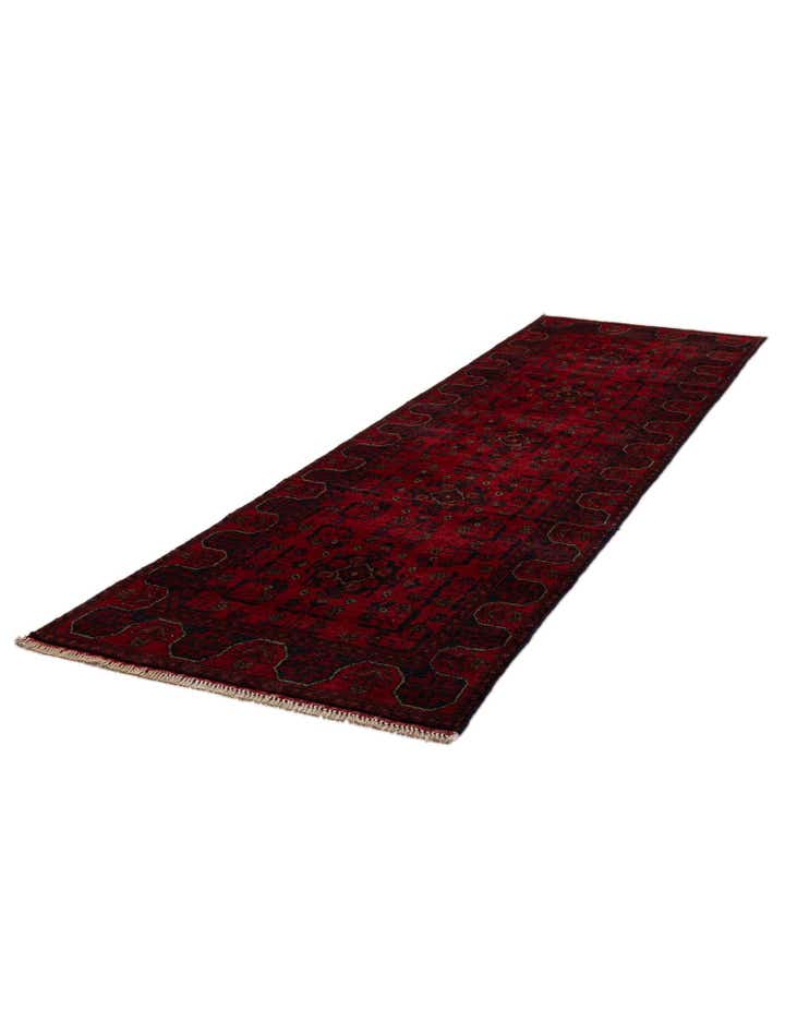 2' 7 x 9' 6 Hand Knotted Khal Mohammadi Wool Runner Rug