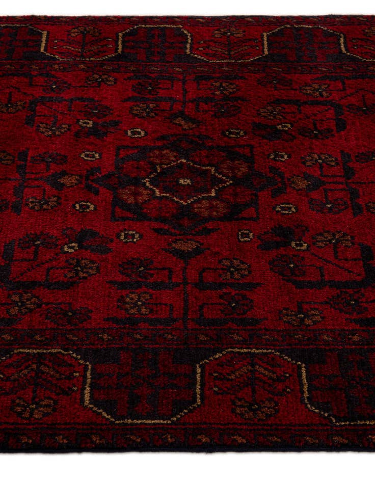 Detail image of 2' 7 x 9' 6  Hand Knotted Khal Mohammadi Wool Runner Rug