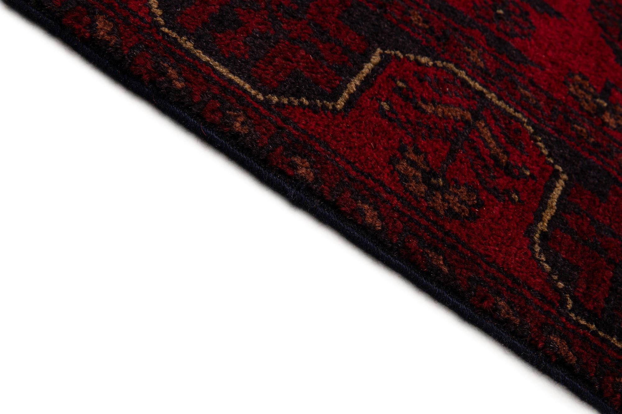 2' 7 x 9' 6 Hand Knotted Khal Mohammadi Wool Runner Rug