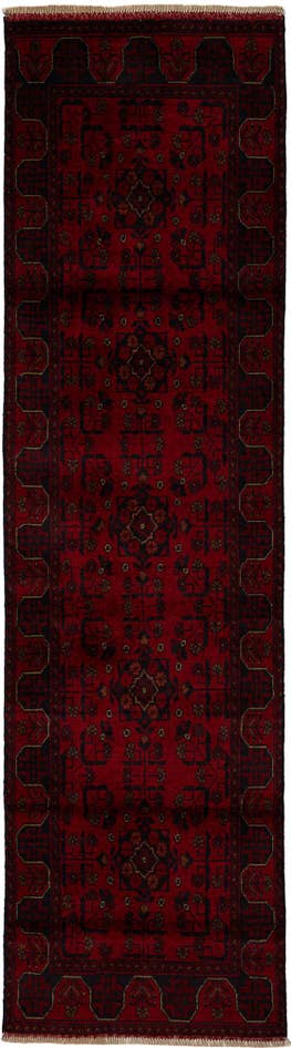 Detail image of 2' 7 x 9' 6 Hand Knotted Khal Mohammadi Wool Runner Rug