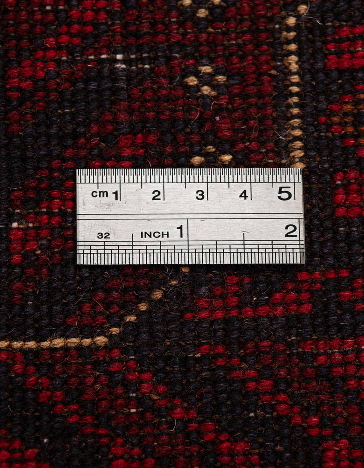 Detail image of 2' 9 x 9' 7  Hand Knotted Khal Mohammadi Wool Runner Rug