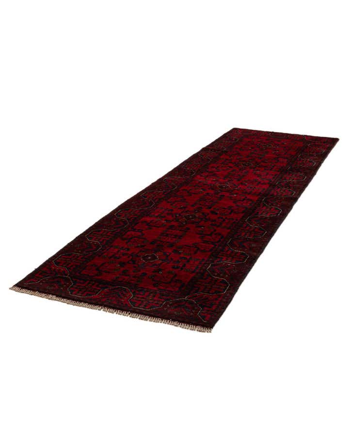 2' 9 x 9' 7 Hand Knotted Khal Mohammadi Wool Runner Rug