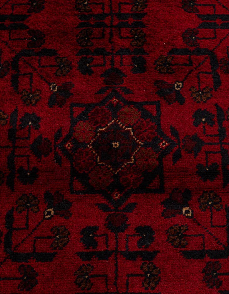 Detail image of 2' 9 x 9' 7  Hand Knotted Khal Mohammadi Wool Runner Rug
