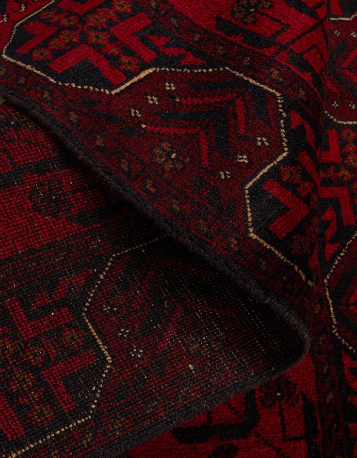 Detail image of 2' 9 x 9' 7  Hand Knotted Khal Mohammadi Wool Runner Rug