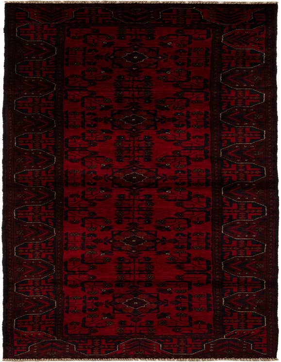 Detail image of 2' 9 x 9' 7 Hand Knotted Khal Mohammadi Wool Runner Rug