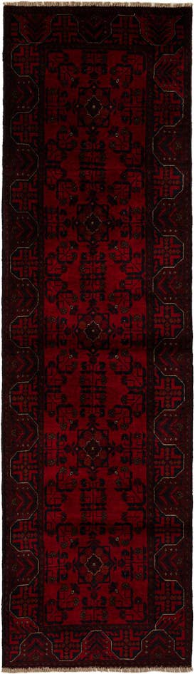 Detail image of 2' 9 x 9' 7 Hand Knotted Khal Mohammadi Wool Runner Rug
