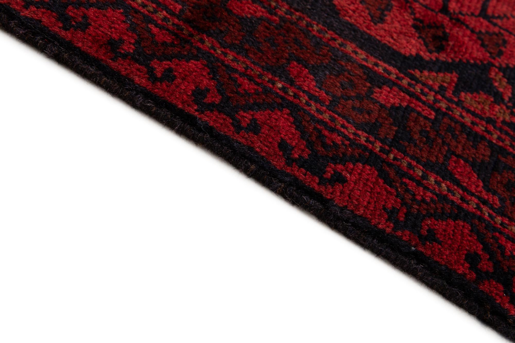 2' 8 x 9' 7 Hand Knotted Khal Mohammadi Wool Runner Rug