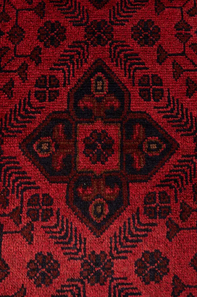 2' 8 x 9' 7 Hand Knotted Khal Mohammadi Wool Runner Rug