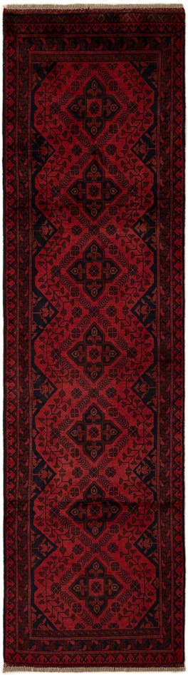 Detail image of 2' 8 x 9' 7 Hand Knotted Khal Mohammadi Wool Runner Rug