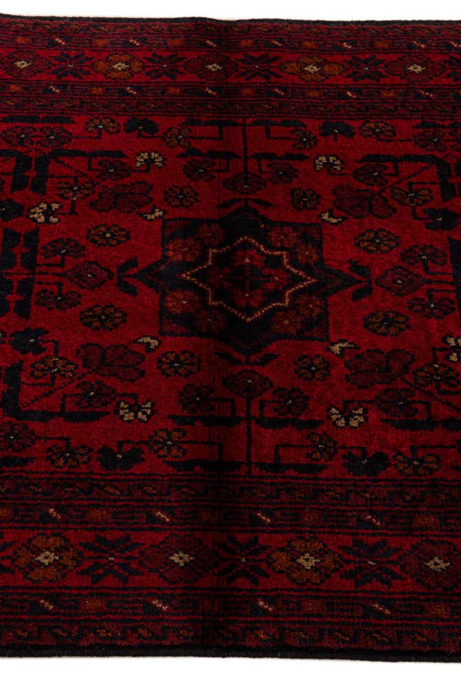 2' 9 x 9' 7 Hand Knotted Khal Mohammadi Wool Runner Rug