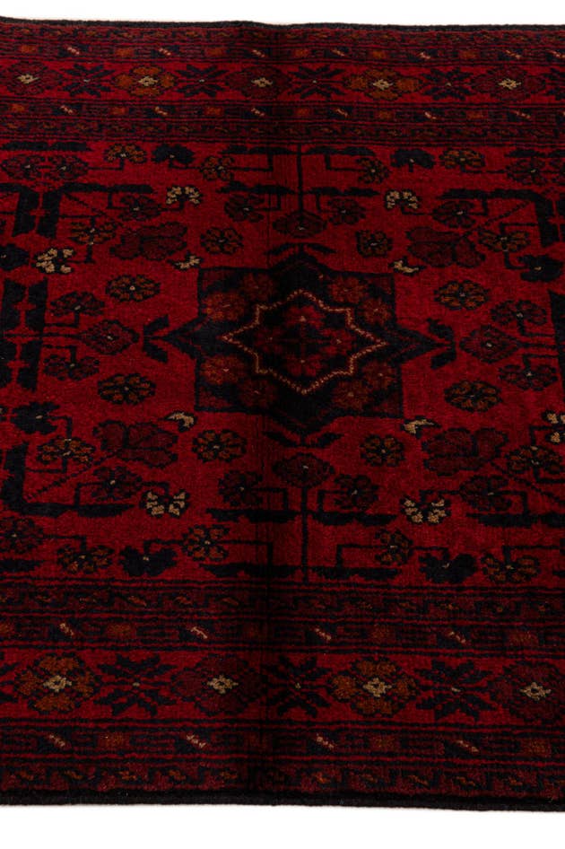 Detail image of 2' 9 x 9' 7 Hand Knotted Khal Mohammadi Wool Runner Rug