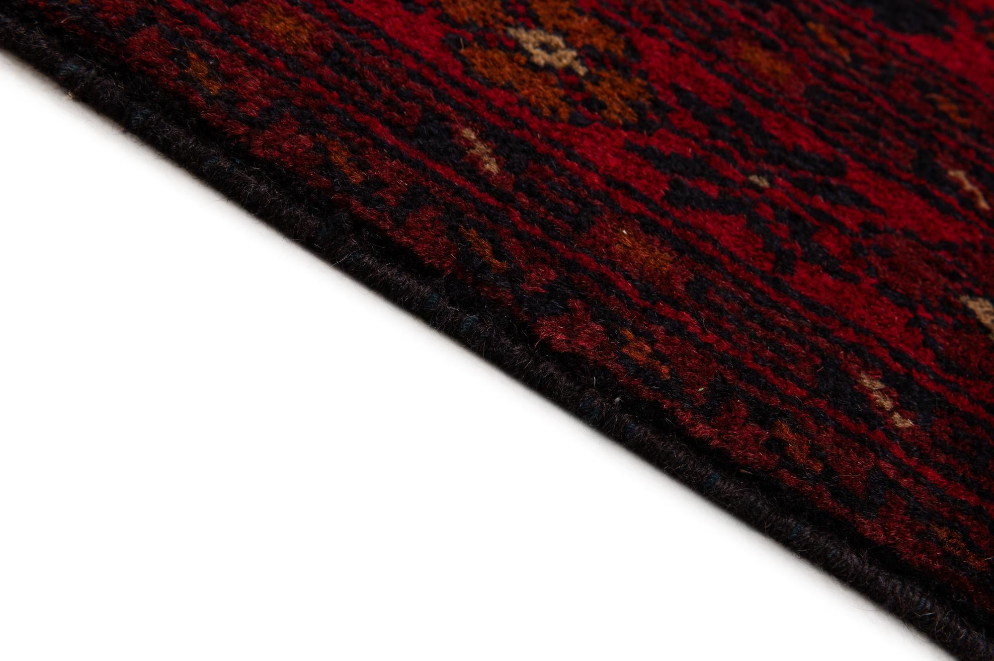2' 9 x 9' 7 Hand Knotted Khal Mohammadi Wool Runner Rug