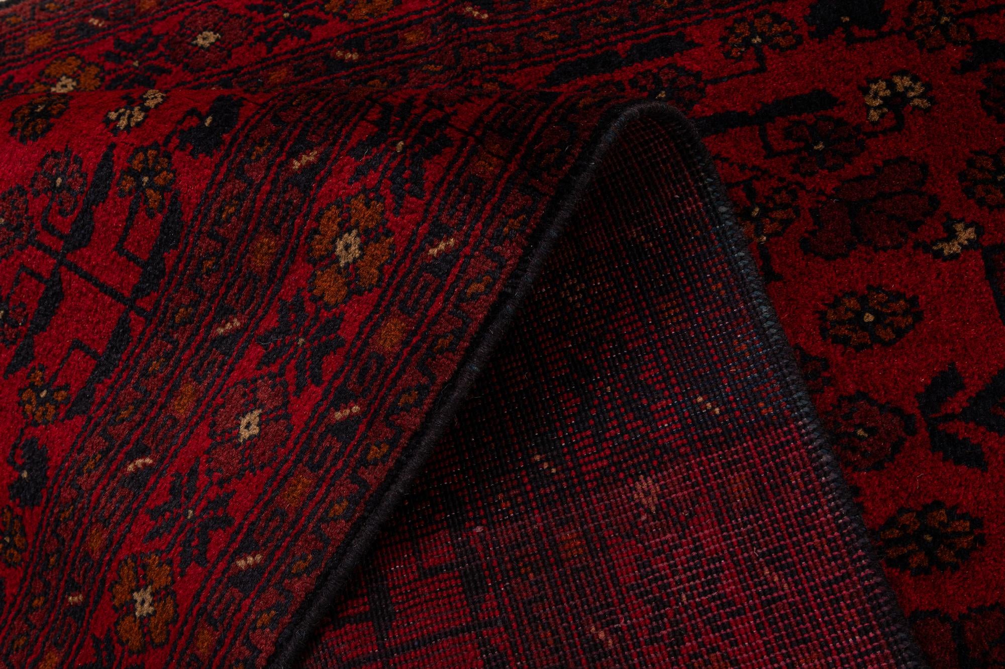 2' 9 x 9' 7 Hand Knotted Khal Mohammadi Wool Runner Rug