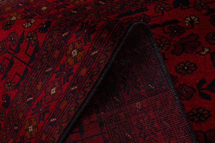 2' 9 x 9' 7 Hand Knotted Khal Mohammadi Wool Runner Rug