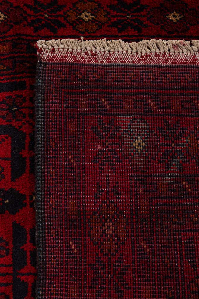 2' 9 x 9' 7 Hand Knotted Khal Mohammadi Wool Runner Rug