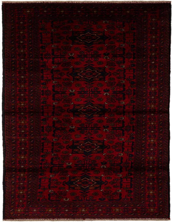 Detail image of 2' 9 x 9' 7 Hand Knotted Khal Mohammadi Wool Runner Rug