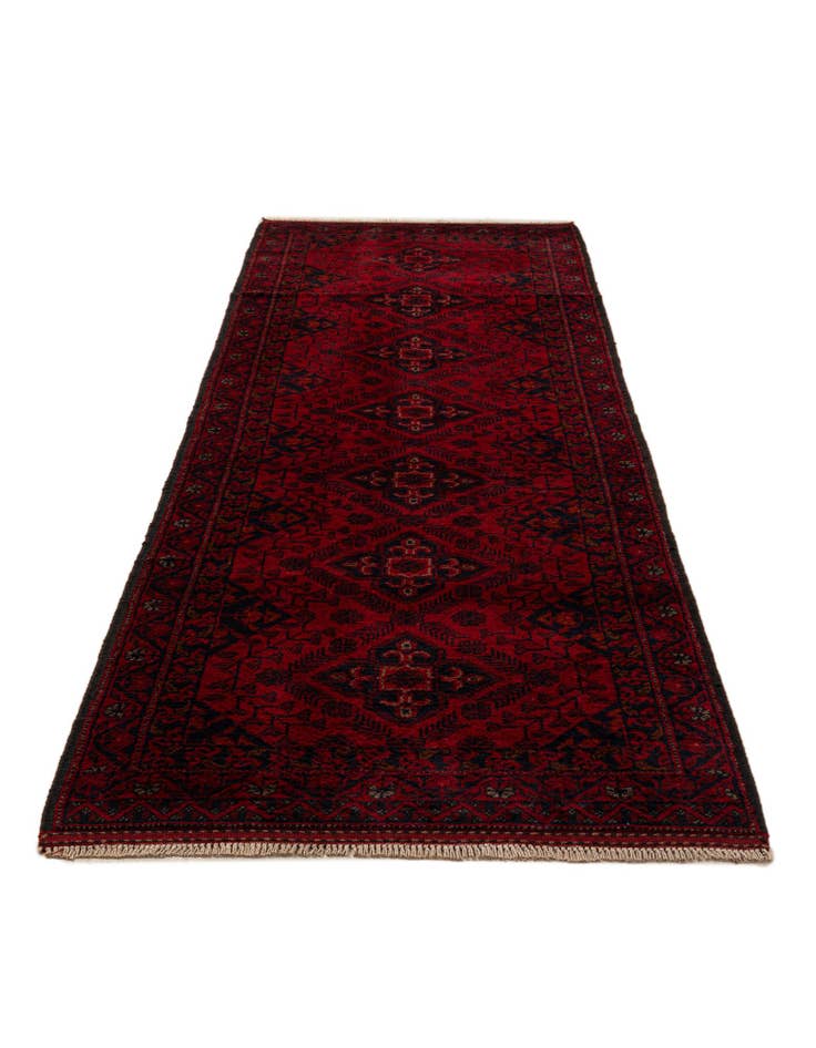 Detail image of 2' 8 x 9' 6 Hand Knotted Khal Mohammadi Wool Runner Rug