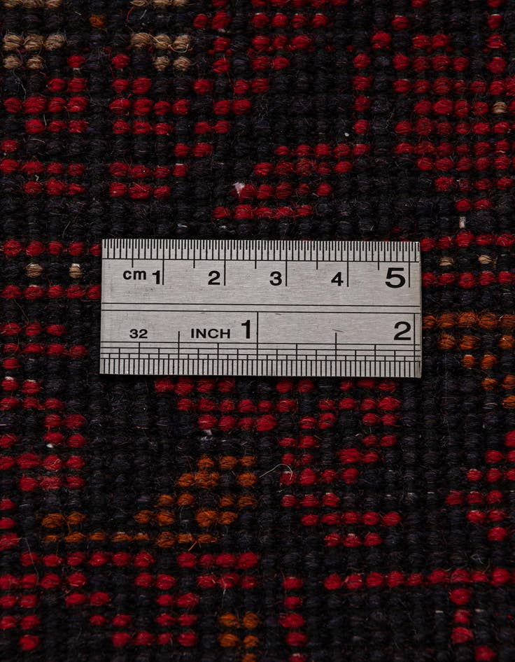 Detail image of 2' 8 x 9' 6  Hand Knotted Khal Mohammadi Wool Runner Rug