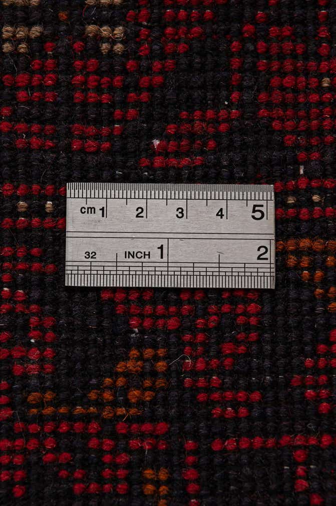 2' 8 x 9' 6 Hand Knotted Khal Mohammadi Wool Runner Rug