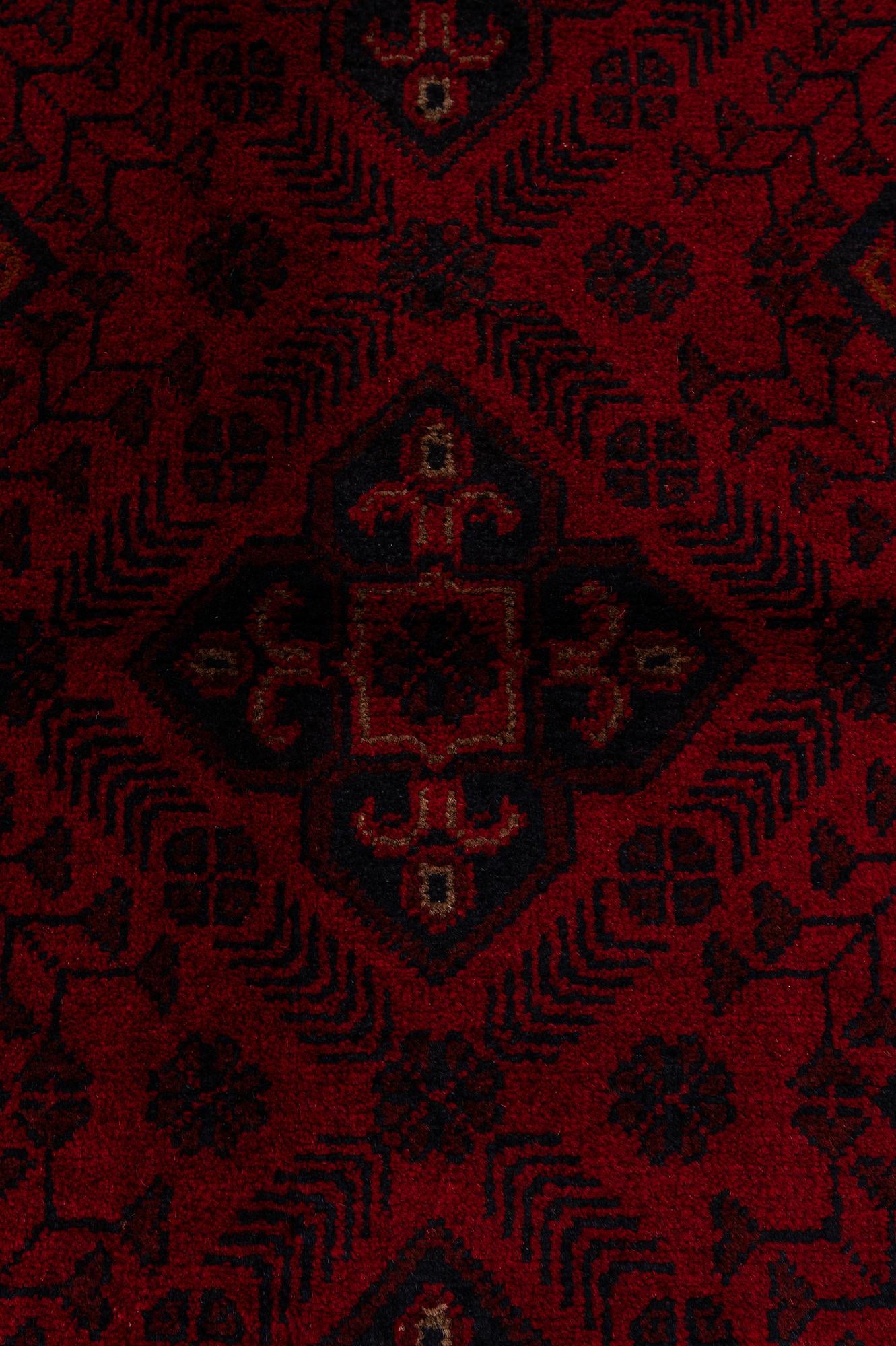 2' 8 x 9' 6 Hand Knotted Khal Mohammadi Wool Runner Rug