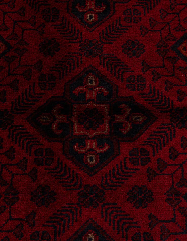 Detail image of 2' 8 x 9' 6  Hand Knotted Khal Mohammadi Wool Runner Rug