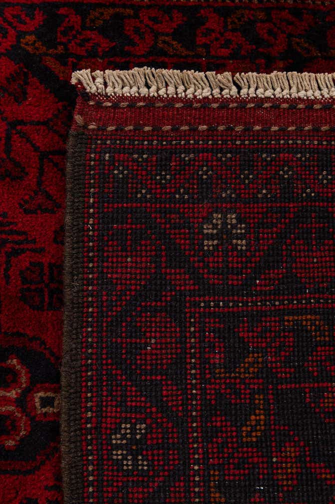 2' 8 x 9' 6 Hand Knotted Khal Mohammadi Wool Runner Rug