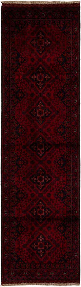 2' 8 x 9' 6 Hand Knotted Khal Mohammadi Wool Runner Rug