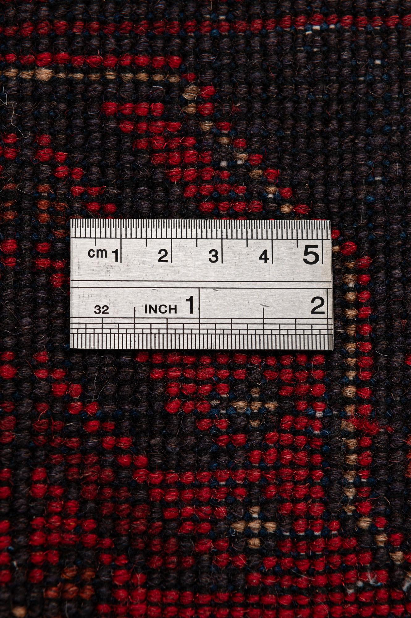 2' 10 x 9' 7 Hand Knotted Khal Mohammadi Wool Runner Rug