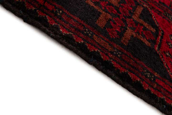 2' 10 x 9' 7 Hand Knotted Khal Mohammadi Wool Runner Rug