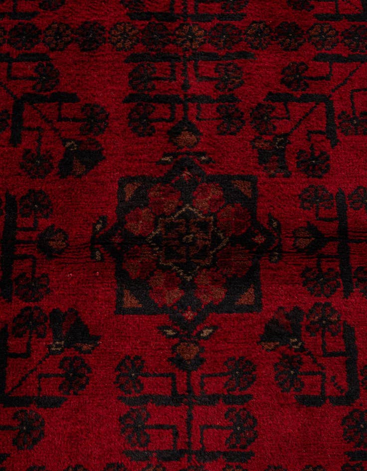 Detail image of 2' 10 x 9' 7  Hand Knotted Khal Mohammadi Wool Runner Rug