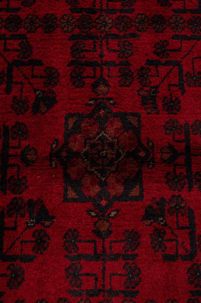 2' 10 x 9' 7 Hand Knotted Khal Mohammadi Wool Runner Rug