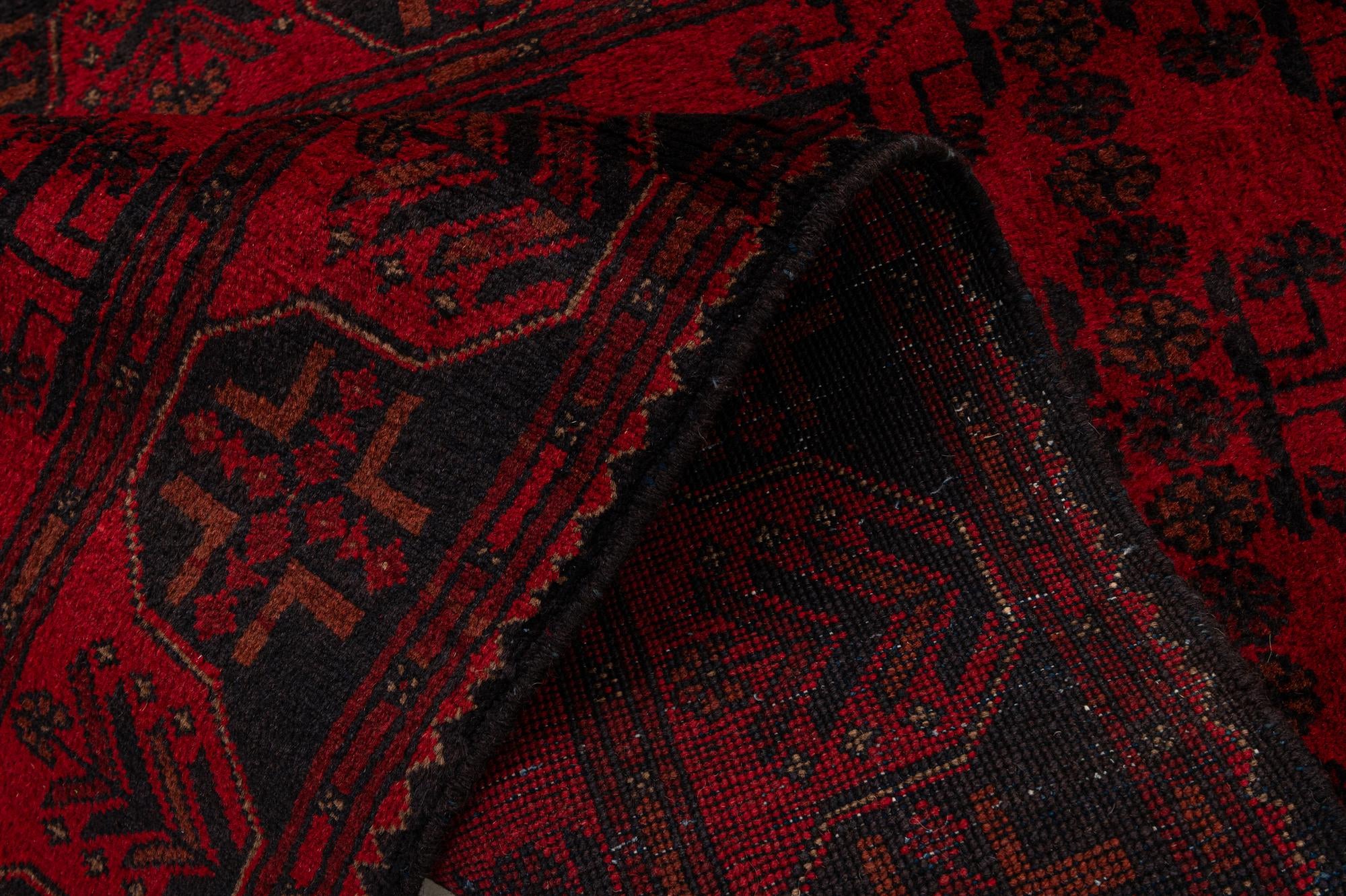 2' 10 x 9' 7 Hand Knotted Khal Mohammadi Wool Runner Rug