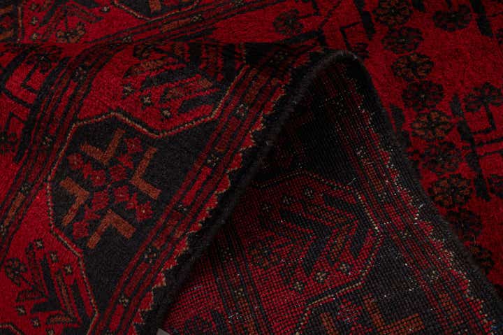 2' 10 x 9' 7 Hand Knotted Khal Mohammadi Wool Runner Rug