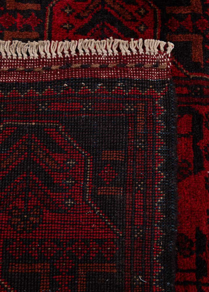 2' 10 x 9' 7 Hand Knotted Khal Mohammadi Wool Runner Rug