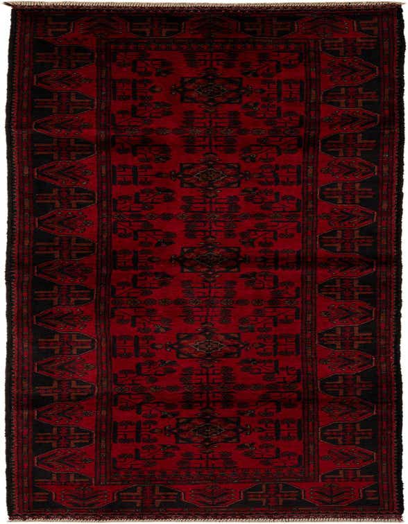 2' 10 x 9' 7 Hand Knotted Khal Mohammadi Wool Runner Rug