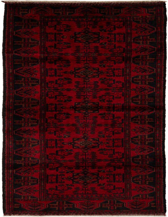 Detail image of 2' 10 x 9' 7 Hand Knotted Khal Mohammadi Wool Runner Rug