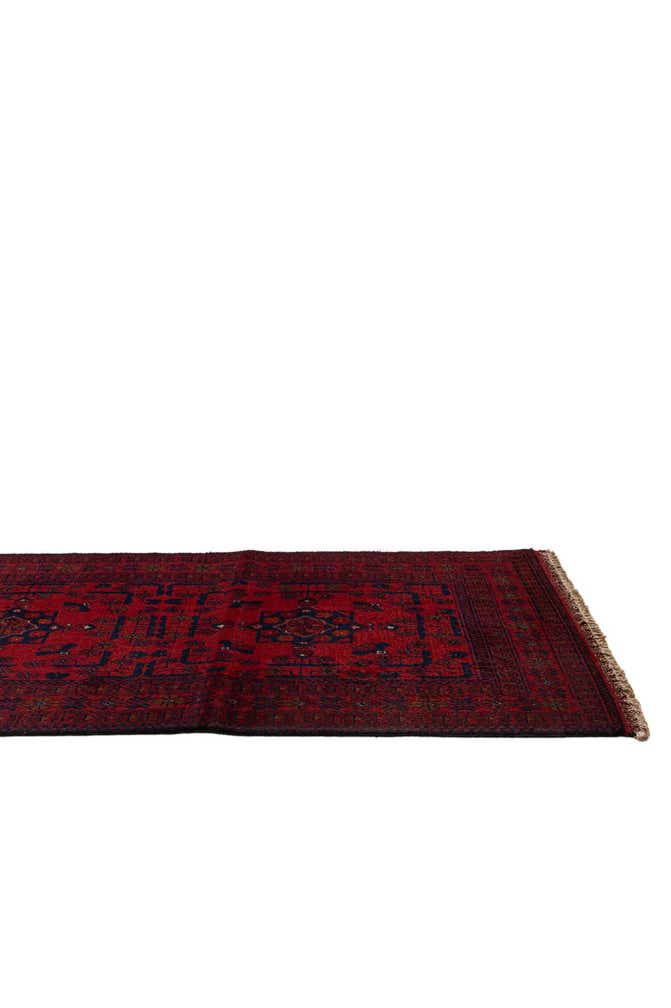 2' 9 x 9' 7 Hand Knotted Khal Mohammadi Wool Runner Rug